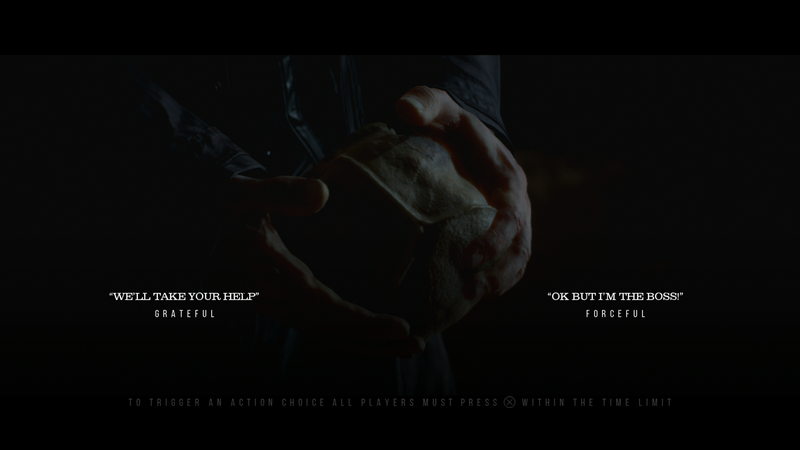 Will you accept the Ape Hunters’ help? Your choices are two different flavors of yes.